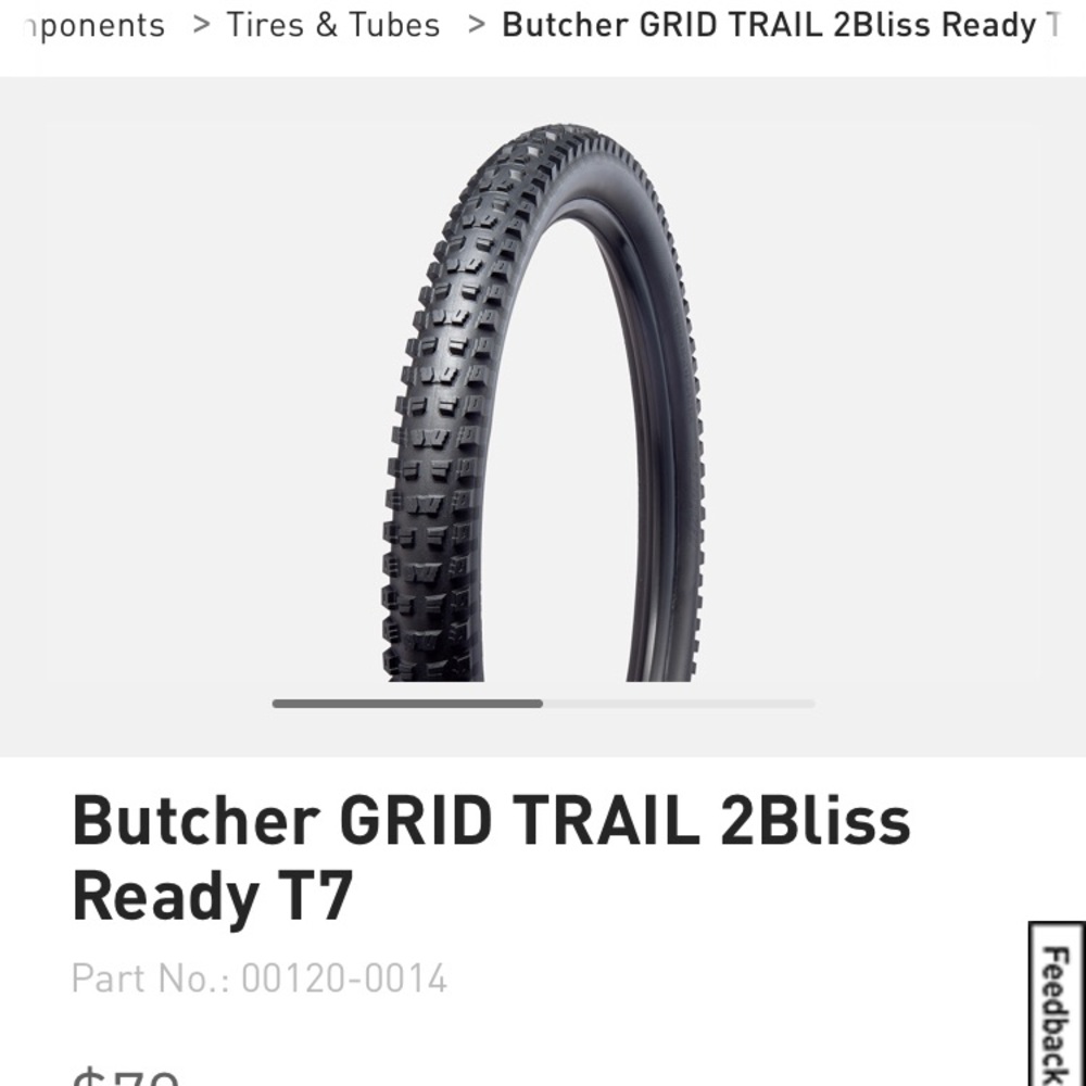 NEW BUTCHER GRID TRAIL 29 x 2.3 Tires